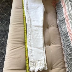 Loft Jeans white cropped